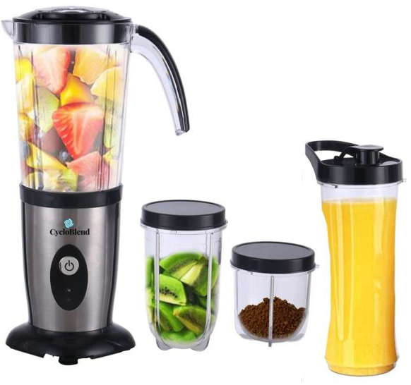 CycloBlend Combo Pro - 400-Watt Personal Blender With 450ml USB Portable Blender