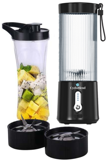 CycloBlend Combo Pro - 400-Watt Personal Blender With 450ml USB Portable Blender